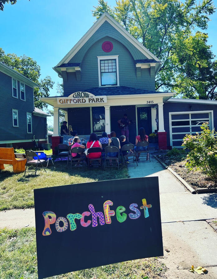 Michael's porch